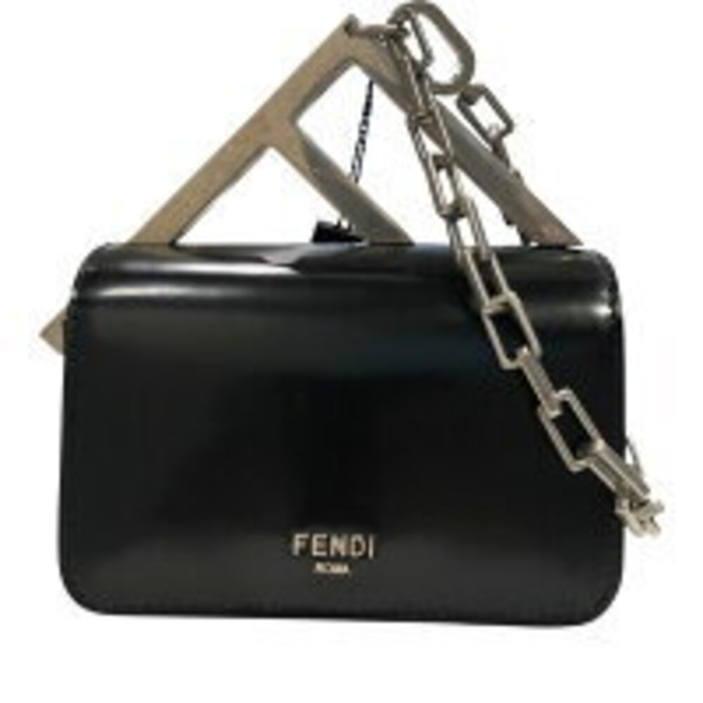 Fendi Bag Handbag FF Chain Black